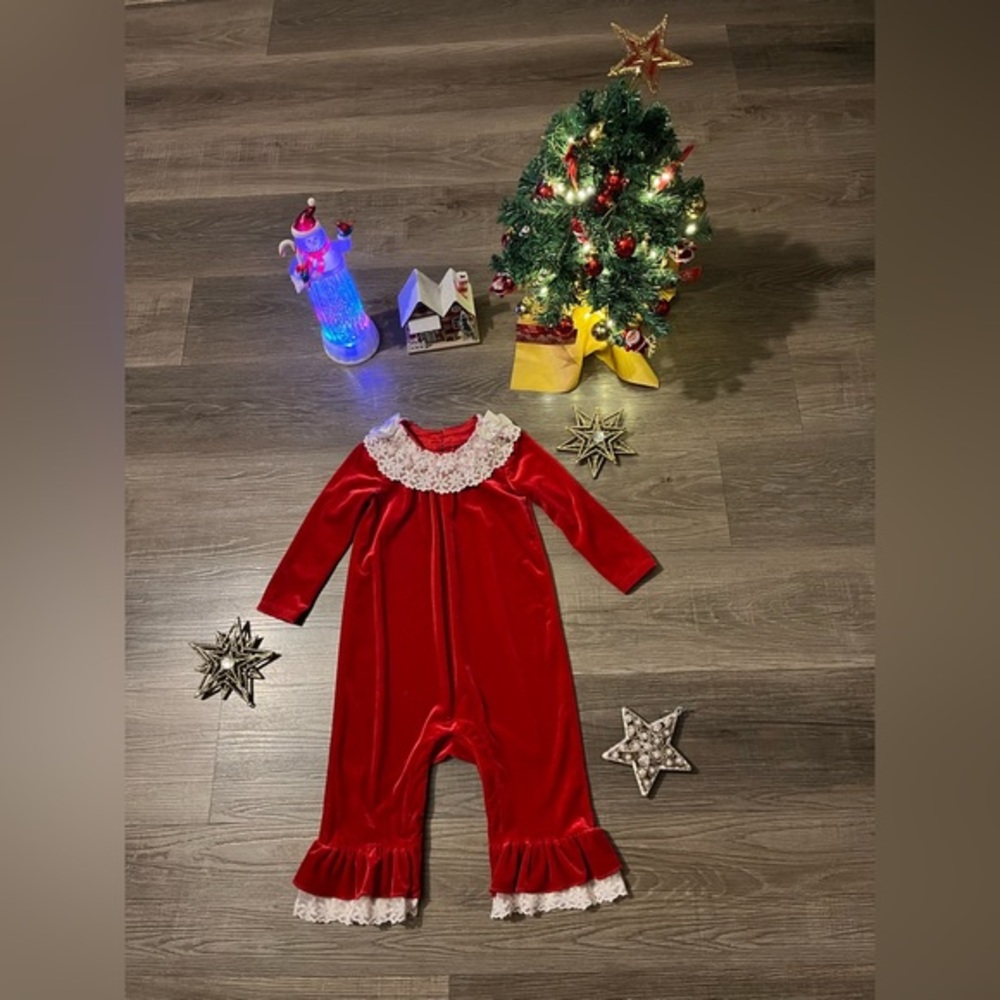 BONNIE BABY HOLIDAY/SPECIAL OCCASION BODYSUIT BABY‎ GIRL SIZE 24 MONTHS